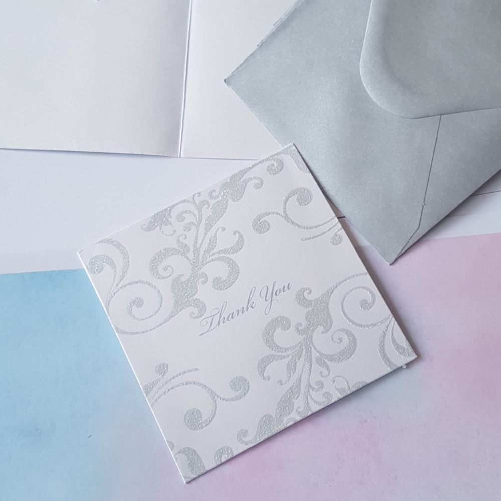 24 pcs Thank You Cards 4"x4" inches
